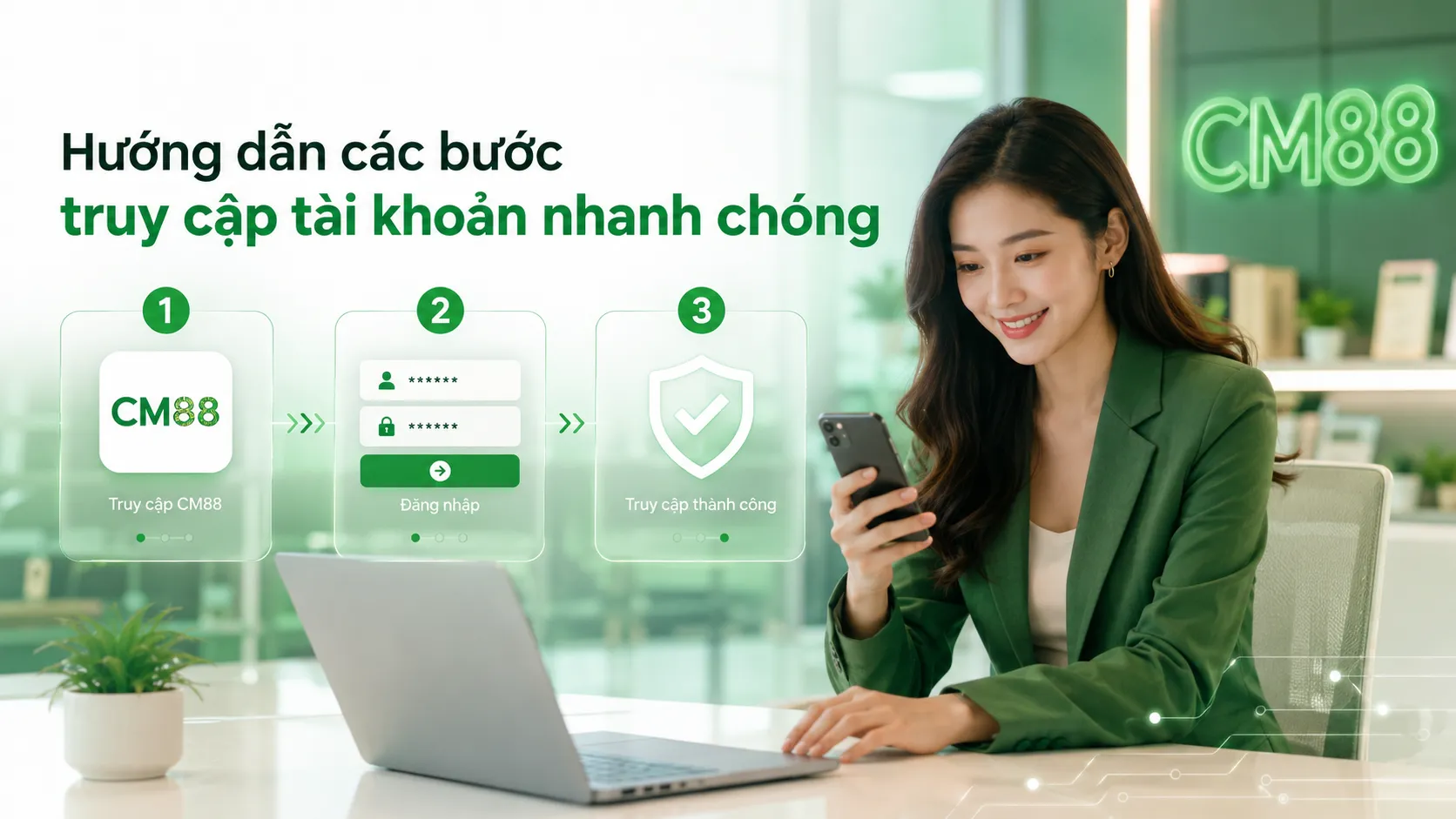 Hướng dẫn các bước truy cập tài khoản nhanh chóng