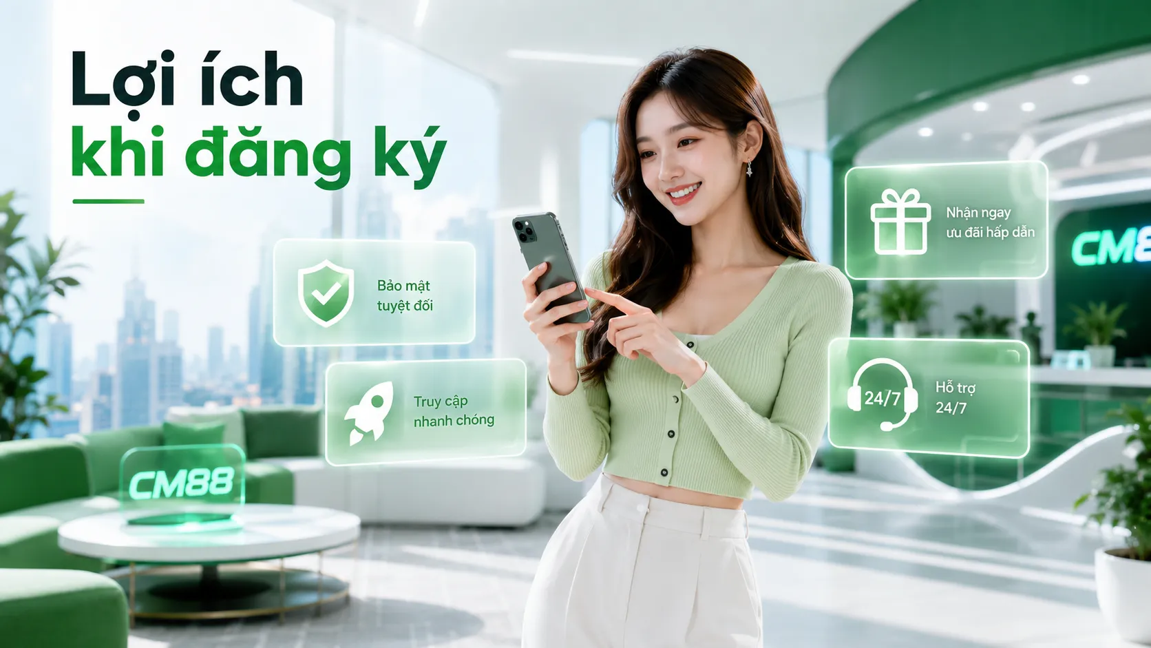 Lợi ích khi thực hiện Đăng Ký CM88 thành công